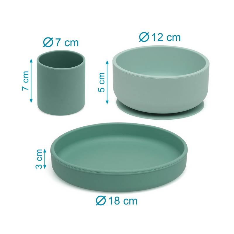 Sage Tableware Set 3u