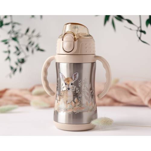 Vaso de entrenamiento 280ml Beige
