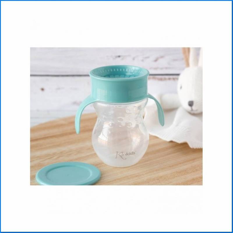 Tasse d'apprentissage bleu 270 Ml