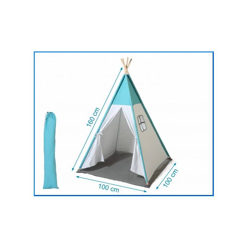 Tenda 100x100x160cms Blu