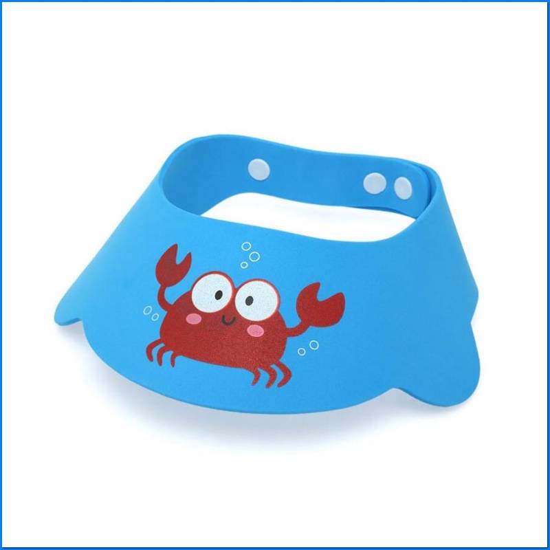 Cabeça com viseira anti-lacrimogéneo azul