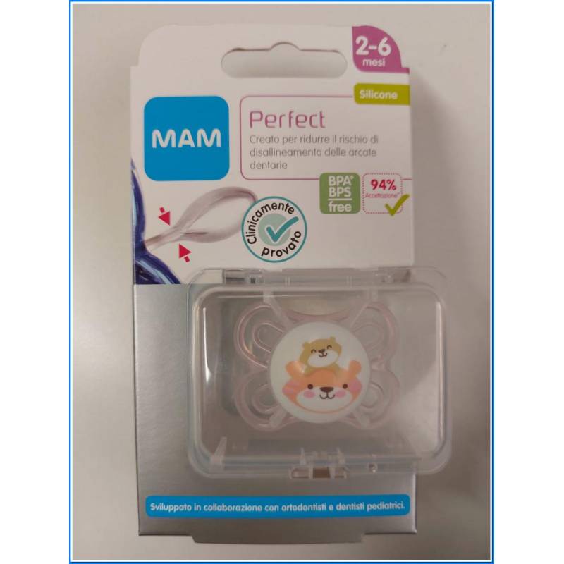Chupetes Perfect 2-6 Silicona Conf. Si