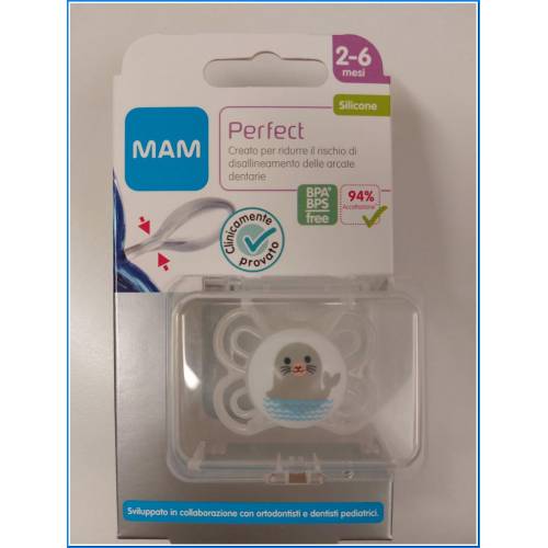 Chupetes Perfect 2-6 Silicona Conf. Si