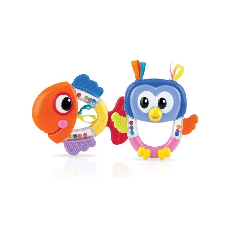 Owl-Fish teething ring