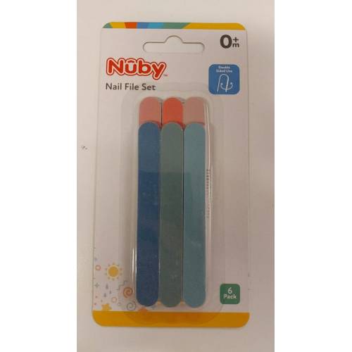 Juego de limas de uñas - 6 piezas - 0m+
