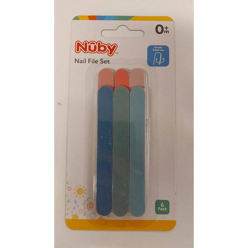 Conjunto de limas para unhas - 6 peças - 0m+