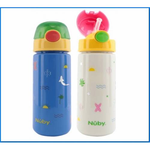 Tazza A Pressione Con Cannuccia Morbida