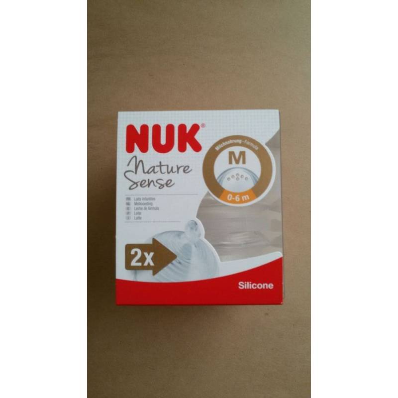 Tetinas Nature Sense Sil. 0-6m Pcs.2