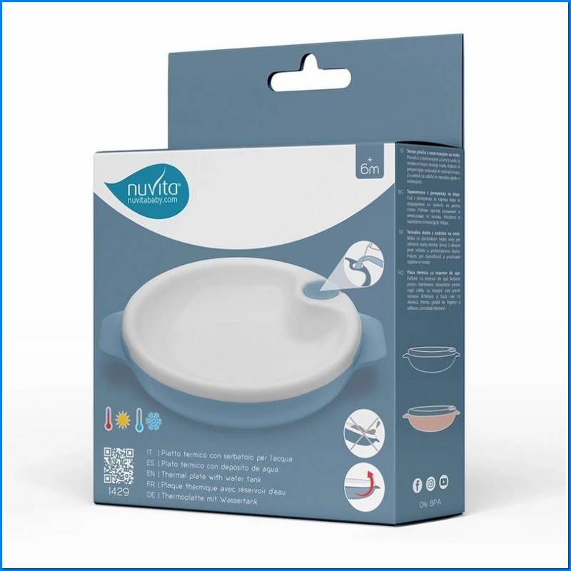 1429 Nuvita Pappacalda Dish Powder Blue