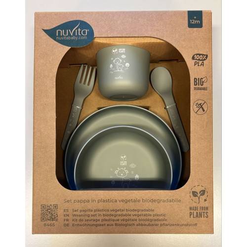 8465 Nuvita Mittagessen Set In Pla Salbei Grün