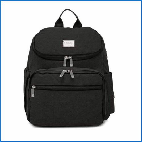 8730 Mama und Papa Rucksack Schwarz