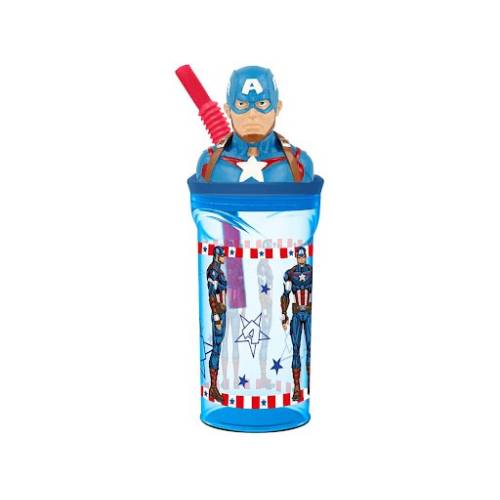 360 Ml Captain America 3d Becher