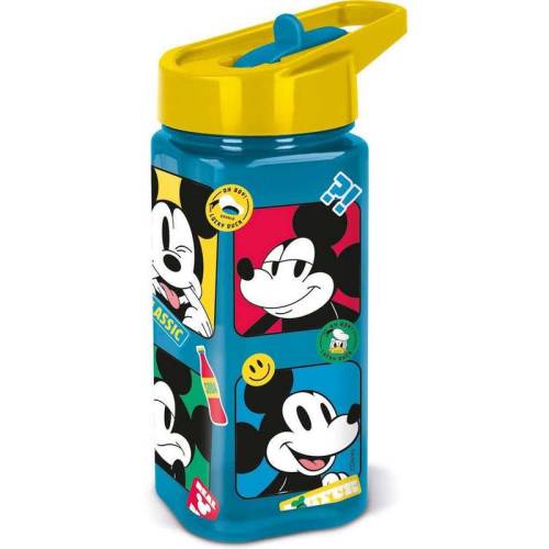 Botella 510 Ml Mod. Cuadrada Mickey