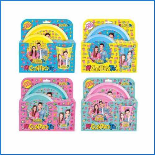 Mct Set 3 Pz.Piatti Fondo + Piano + Bicc