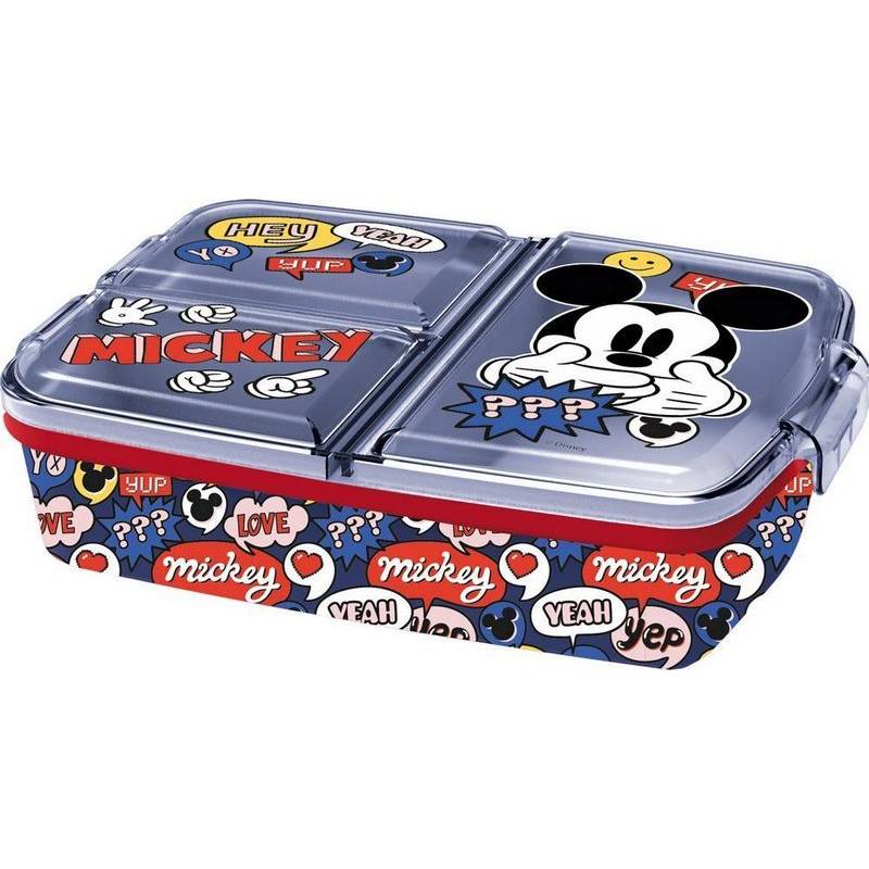 Mickey Sandwich Box Multi Compart