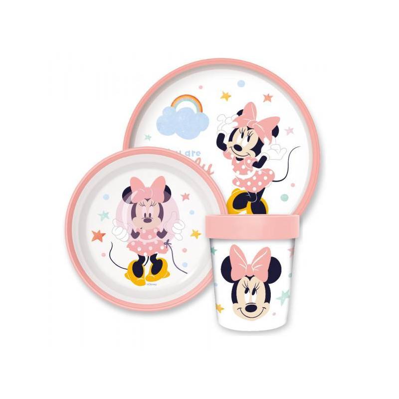 Coffret cadeau Minnie 3 Pcs. Antidérapant Bicolore