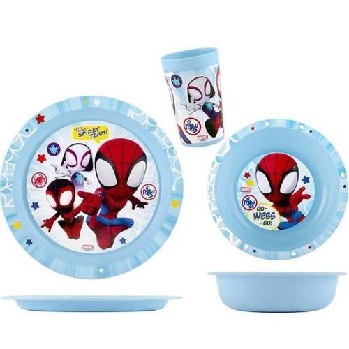 Conjunto 3pcs Baby Pp Marvel Spidey