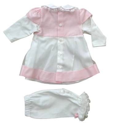 Ensemble coton nouveau-né fille Minu' - 