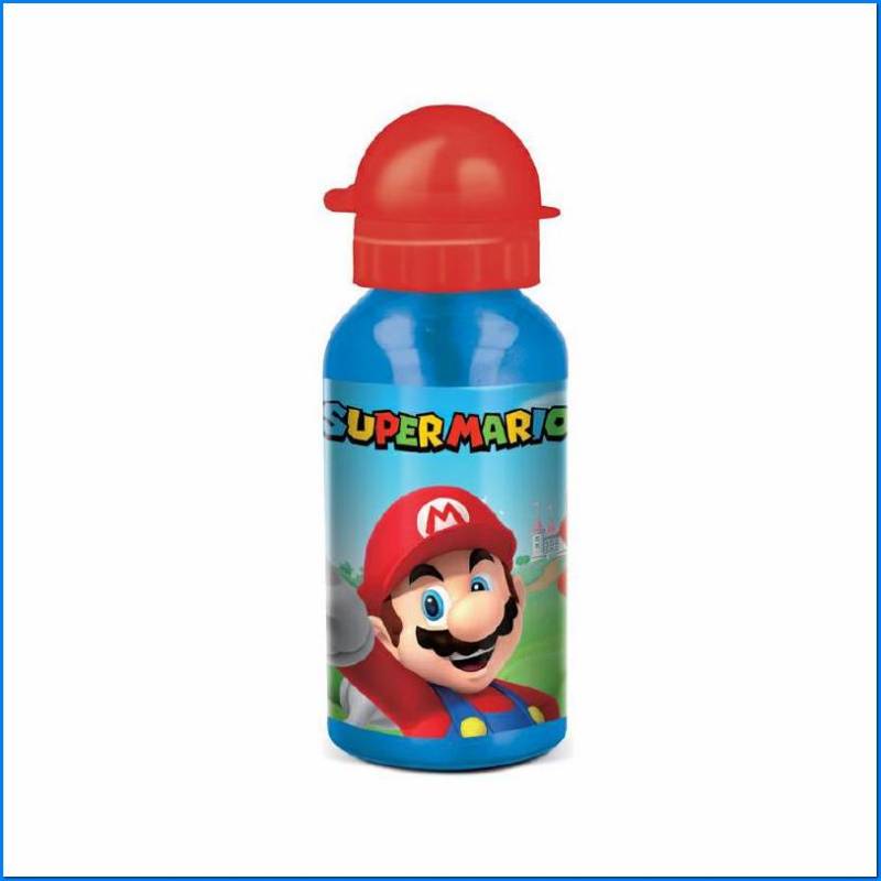 Super Mario Aluminium Water Bottle Ml.500