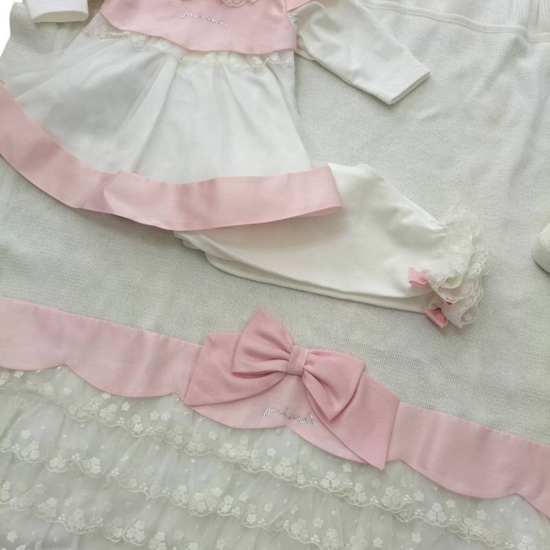 Girl's cotton newborn set Minu' - 