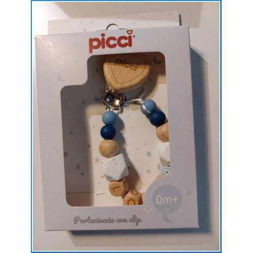 Portachupetes de madera Cielo