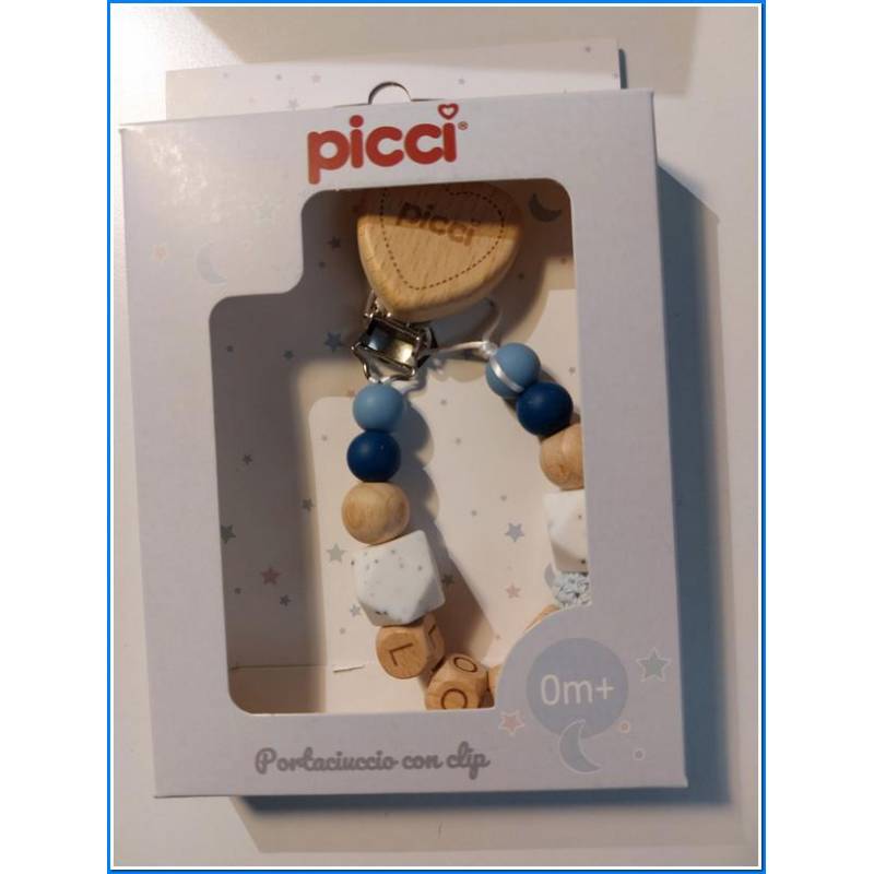 Portachupetes de madera Cielo