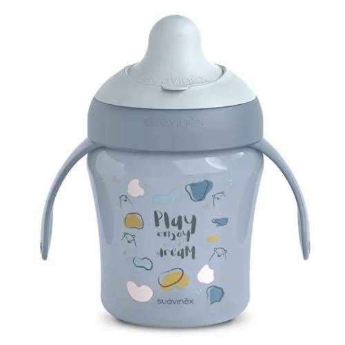 Copo didático azul claro