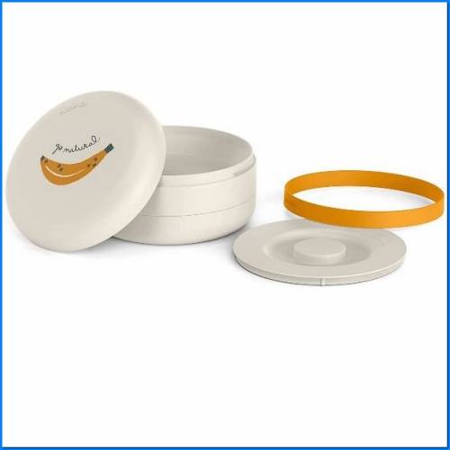 Set Portamerenda Bentoo Go Natural Banan