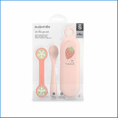 Set Portapos+Cucch+Reggibav.Fragola