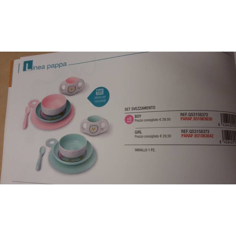 Conjunto de desmame Menina +6M