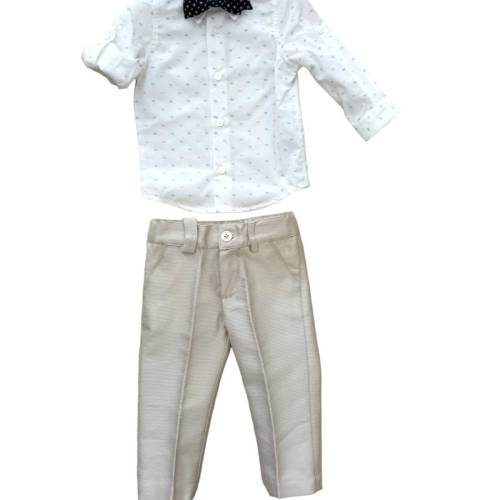 Elegante traje de bebé ceremonia de bautizo -  2