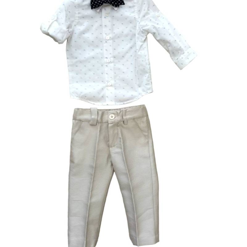 Elegante traje de bebé ceremonia de bautizo - 