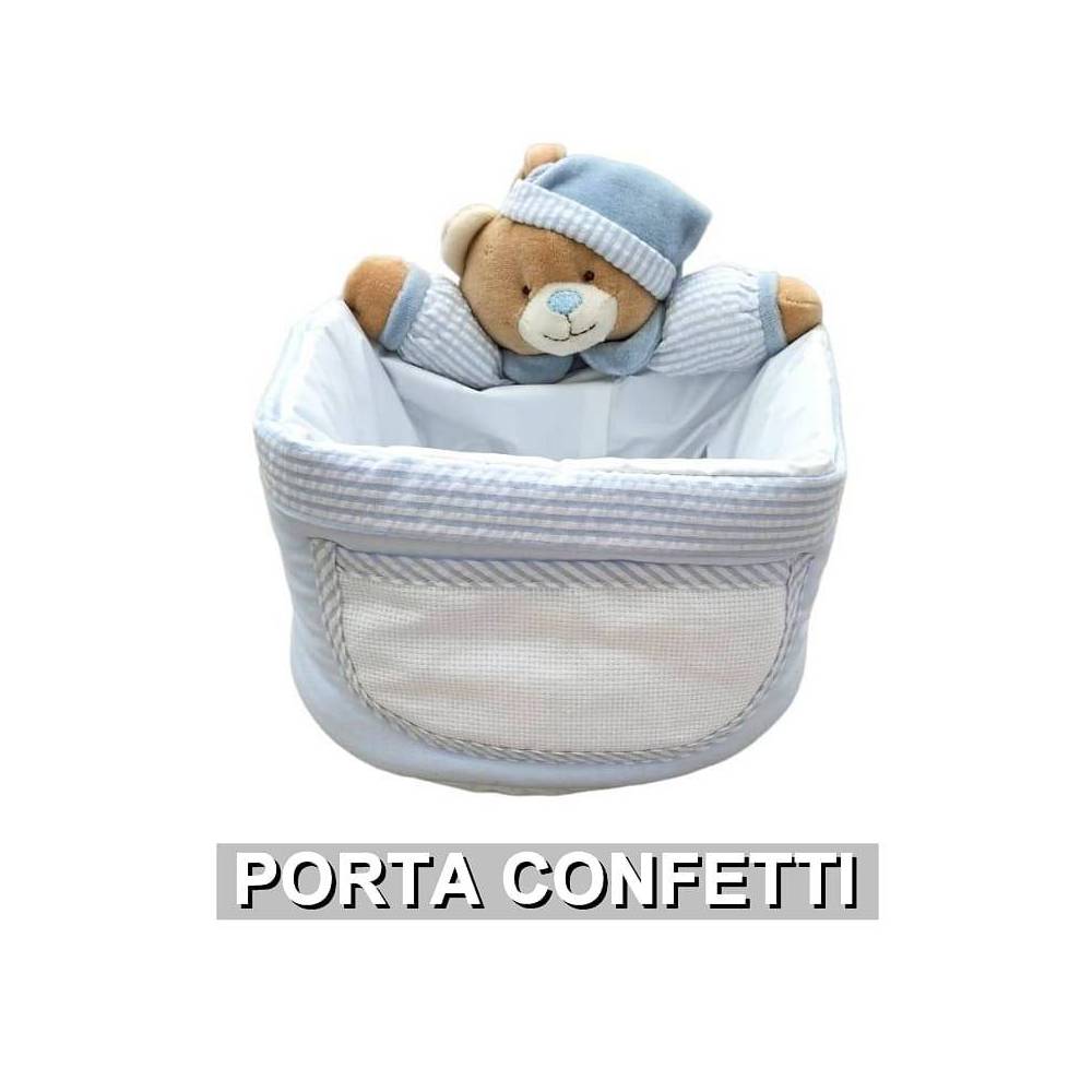Vendita Porta Confetti per Neonati by Coccole & Ricami Made in Italy